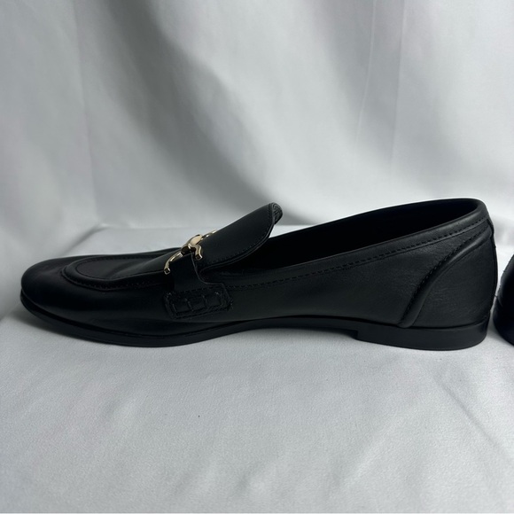 Zara Women’s Black Leather Loafers size 10/40 - Picture 10 of 16